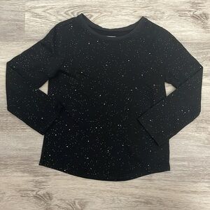 Garanimals Black Multicolor Sparkled Long Sleeve Girl's Tee Size 4T